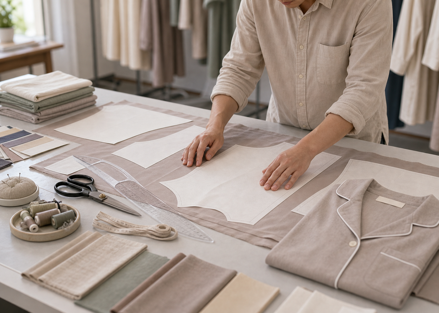 Pattern development for sleepwear OEM ODM projects