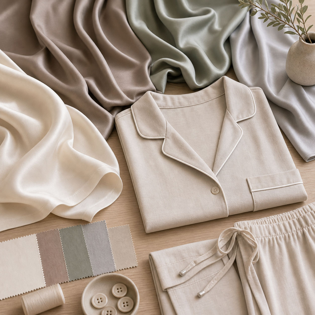 Lyocell rayon soft drape sleepwear fabric options